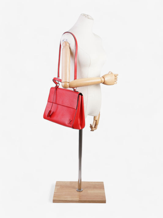 Louis Vuitton Cluny Red Epi Leather MM