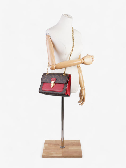 Louis Vuitton Victoire Monogram / Red Coated Canvas