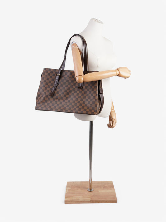 Louis Vuitton Chelsea Damier Monogram Coated Canvas GM