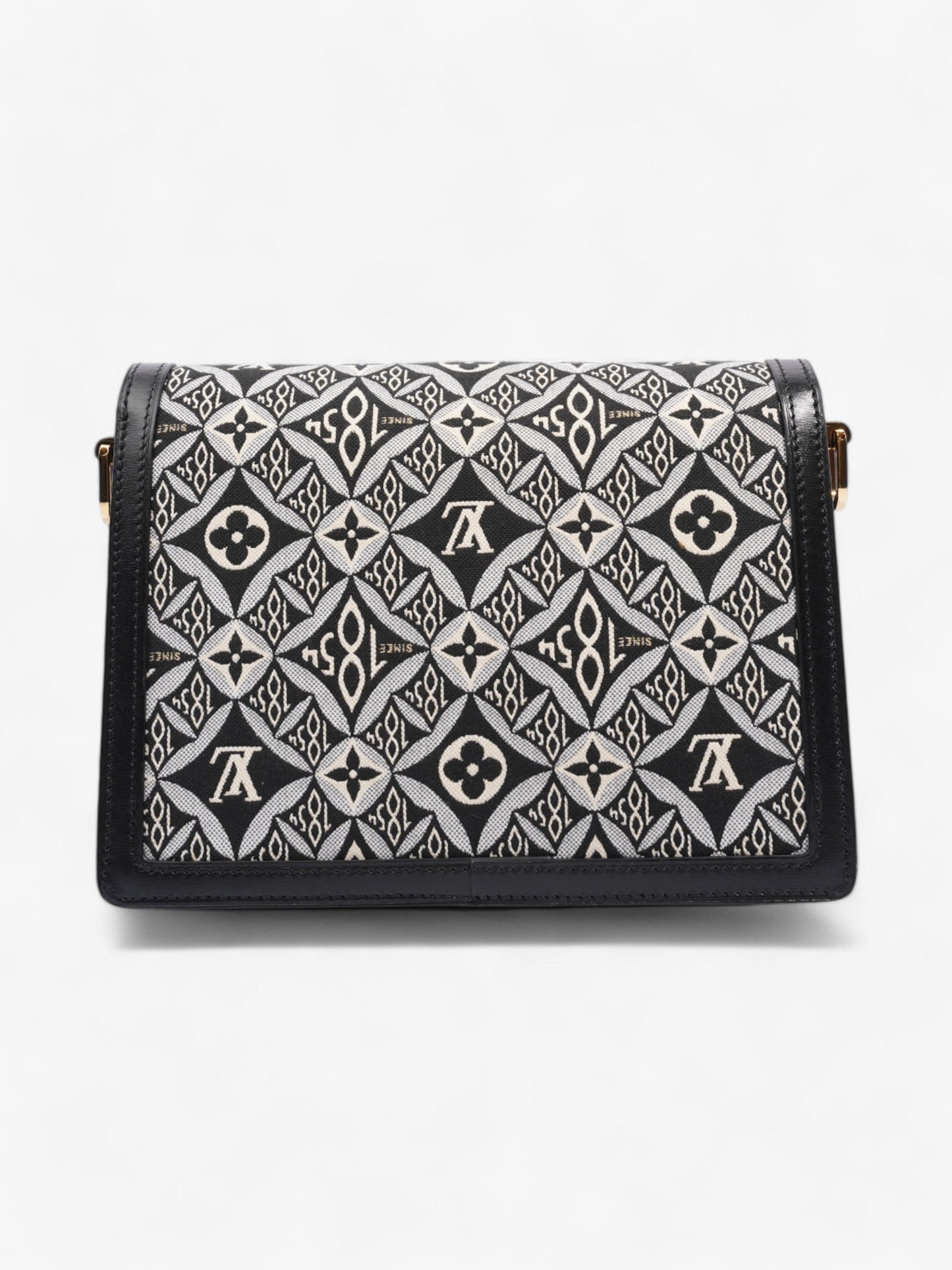 Louis Vuitton Dauphine Black / White Canvas MM