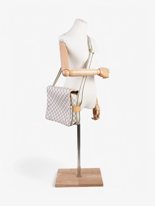 Louis Vuitton Naviglio Damier Azur Coated Canvas