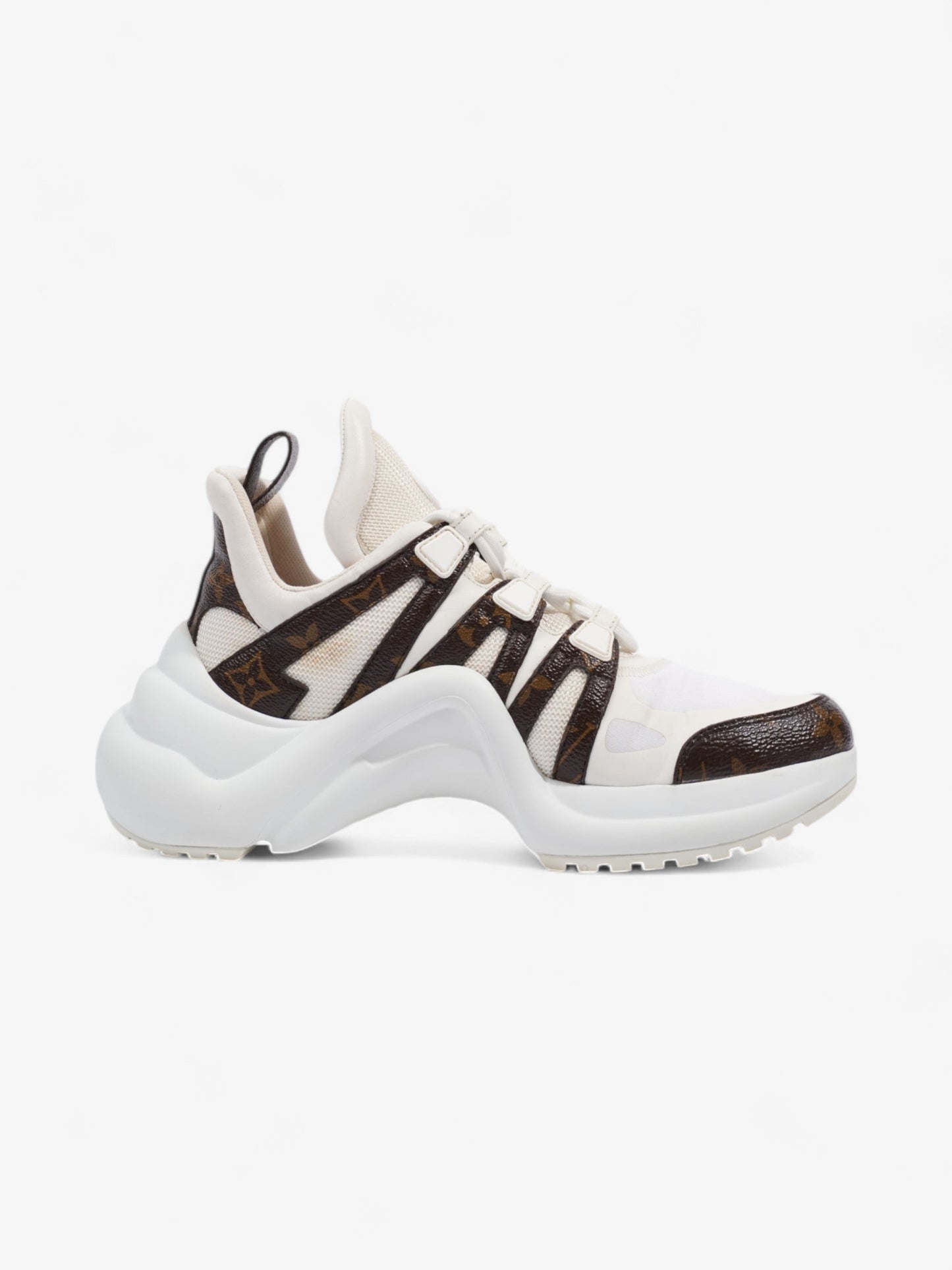 Louis Vuitton Archlight White / Brown Monogram Mesh EU 39 UK 6