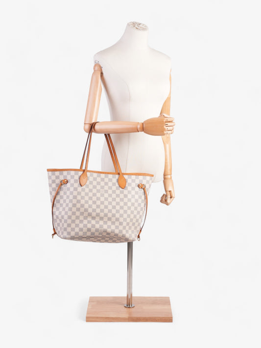 Louis Vuitton Neverfull Damier Azur Coated Canvas MM