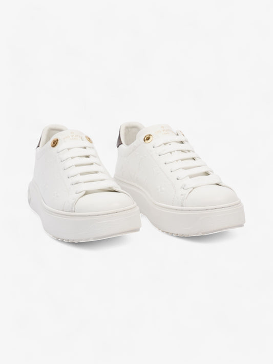 Louis Vuitton Time Out Sneakers White / Monogram Leather EU 37 UK 4