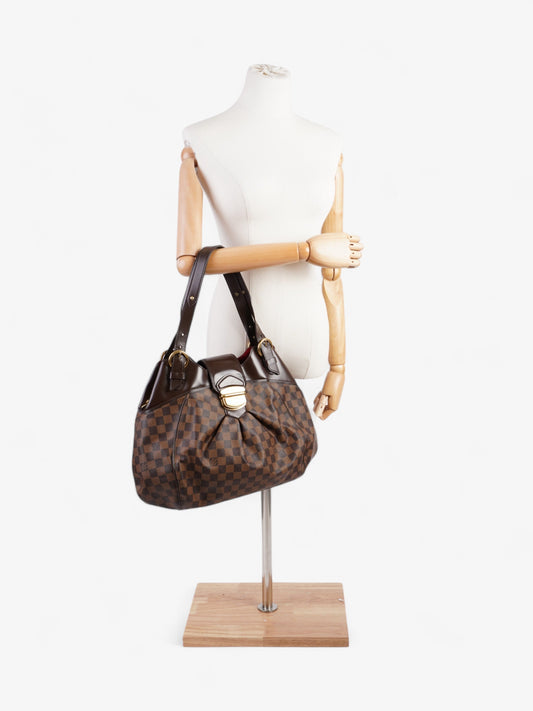 Louis Vuitton Sistina Damier Ebene Coated Canvas GM