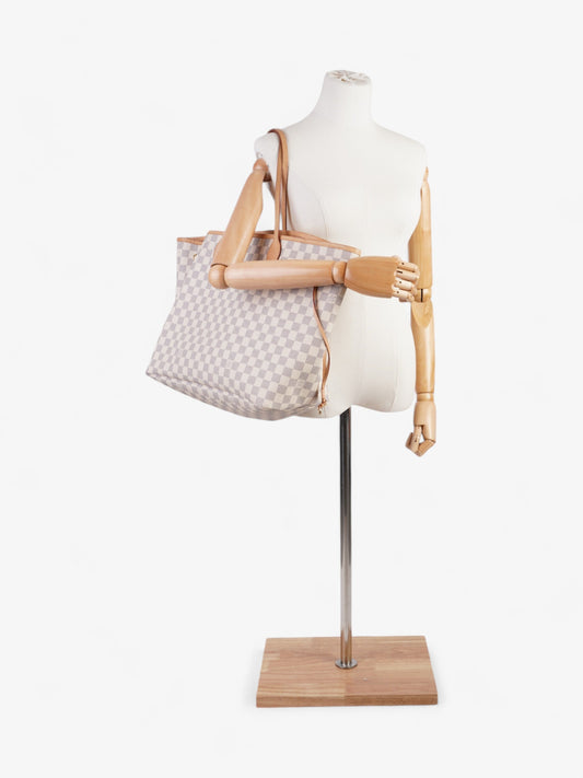 Louis Vuitton Neverfull Damier Azur Coated Canvas GM