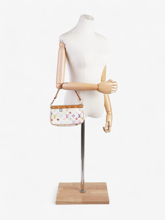 Louis Vuitton Pochette Accessoires Monogram Multicolour / White Canvas