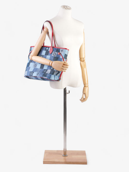 Louis Vuitton Neverfull MM Denim Monogram Denim
