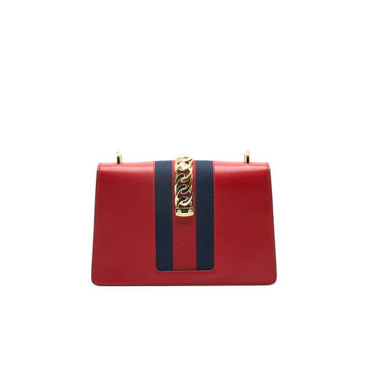 Gucci Small Sylvie Bag Red with GHW