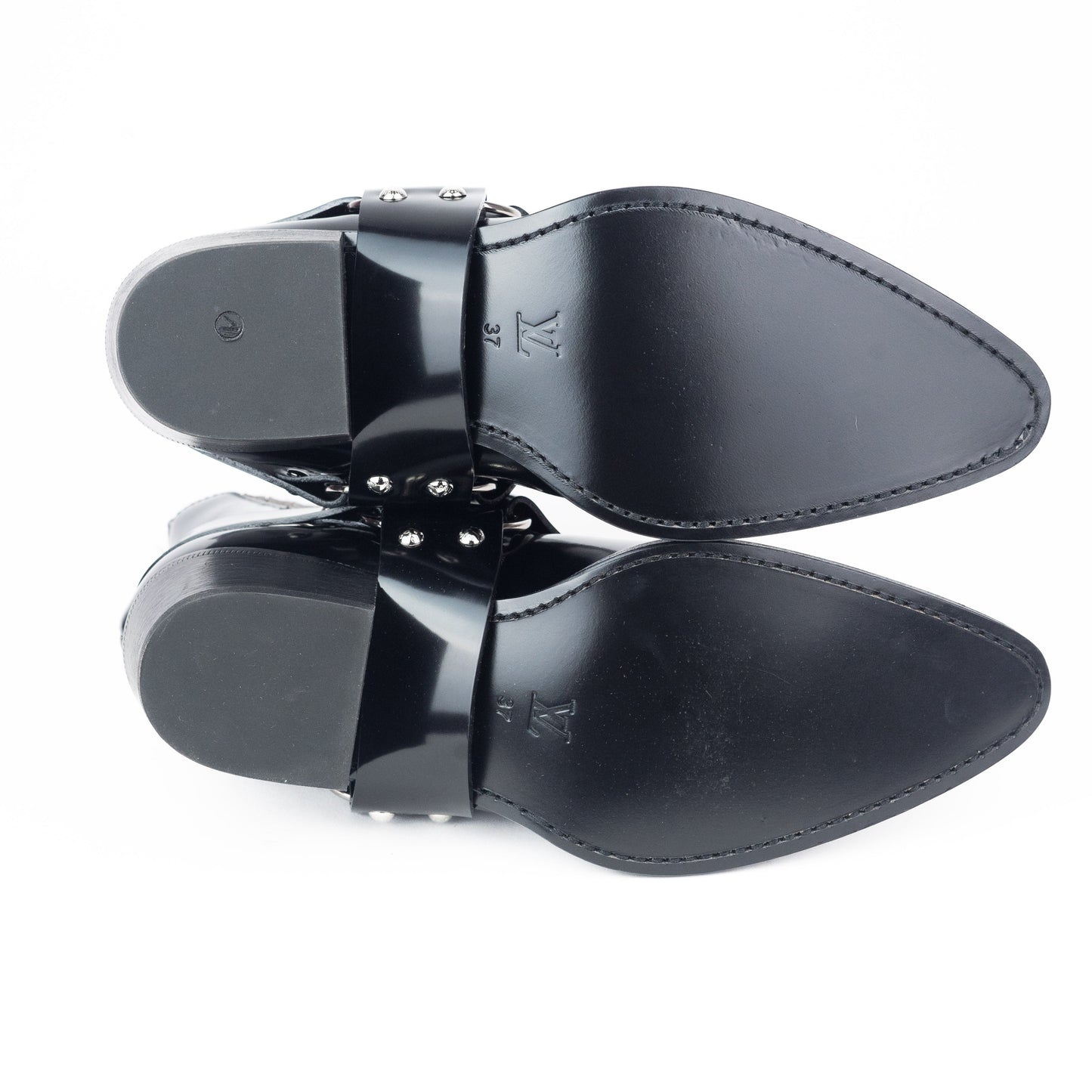 Louis Vuitton Calfskin Monogram Rhapsody Ankle Boots