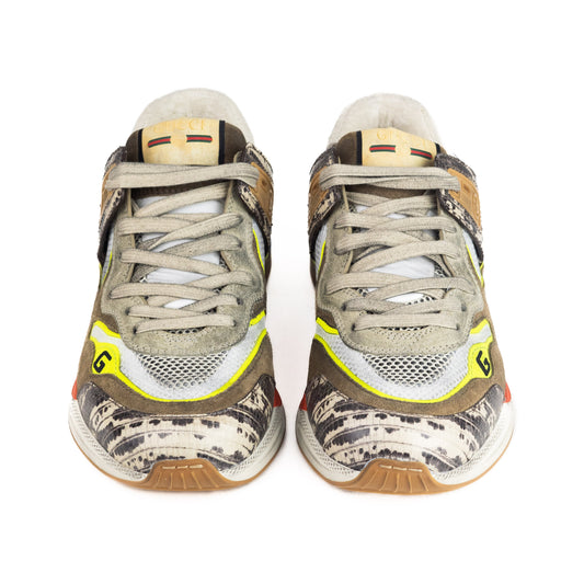 Gucci Seude Calfskin Tejus Printed Calfskin Ultrapace sneakers