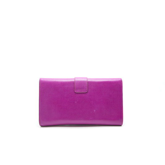 YSL Y Clutch Purple GHW