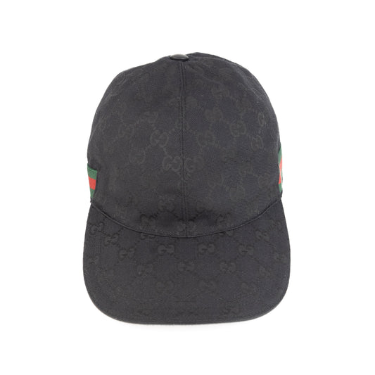 Gucci Original GG Canvas Baseball Cap with Web