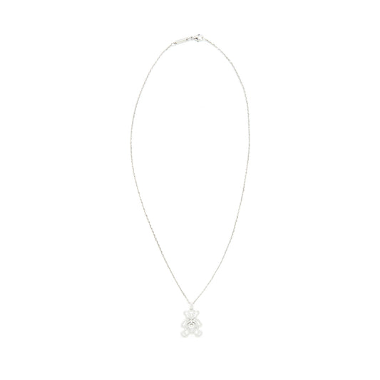 Chopard Happy Diamonds Teddy Bear Pendant Necklace in White Gold