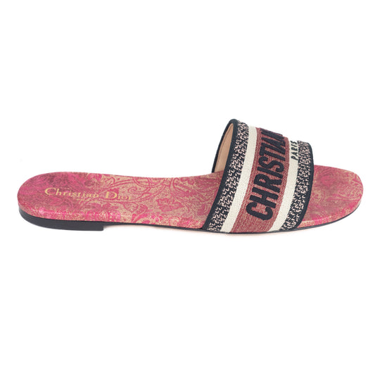 Christian Dior Dway Slides Cherry