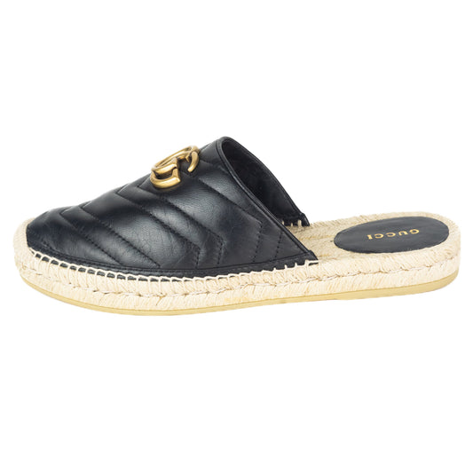 Gucci Matelasse espadrilles mules