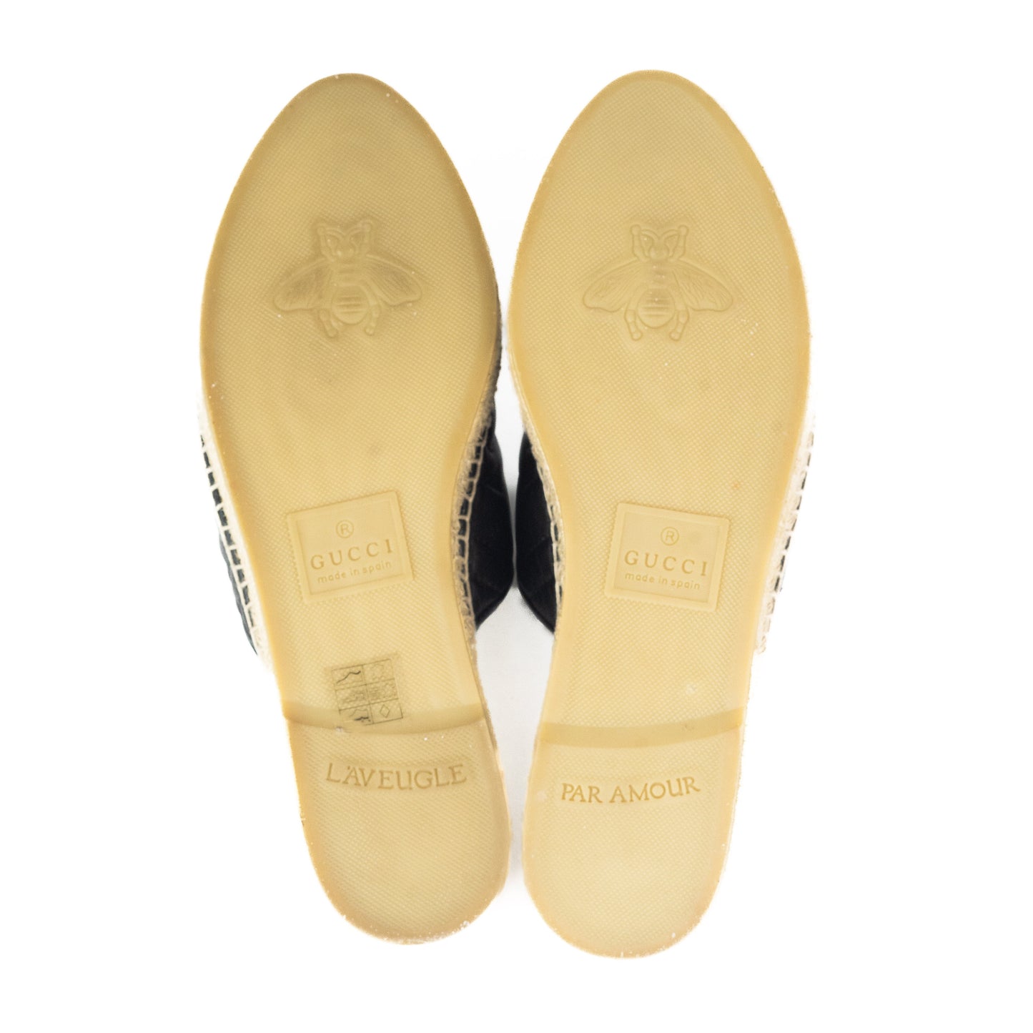 Gucci Matelasse espadrilles mules