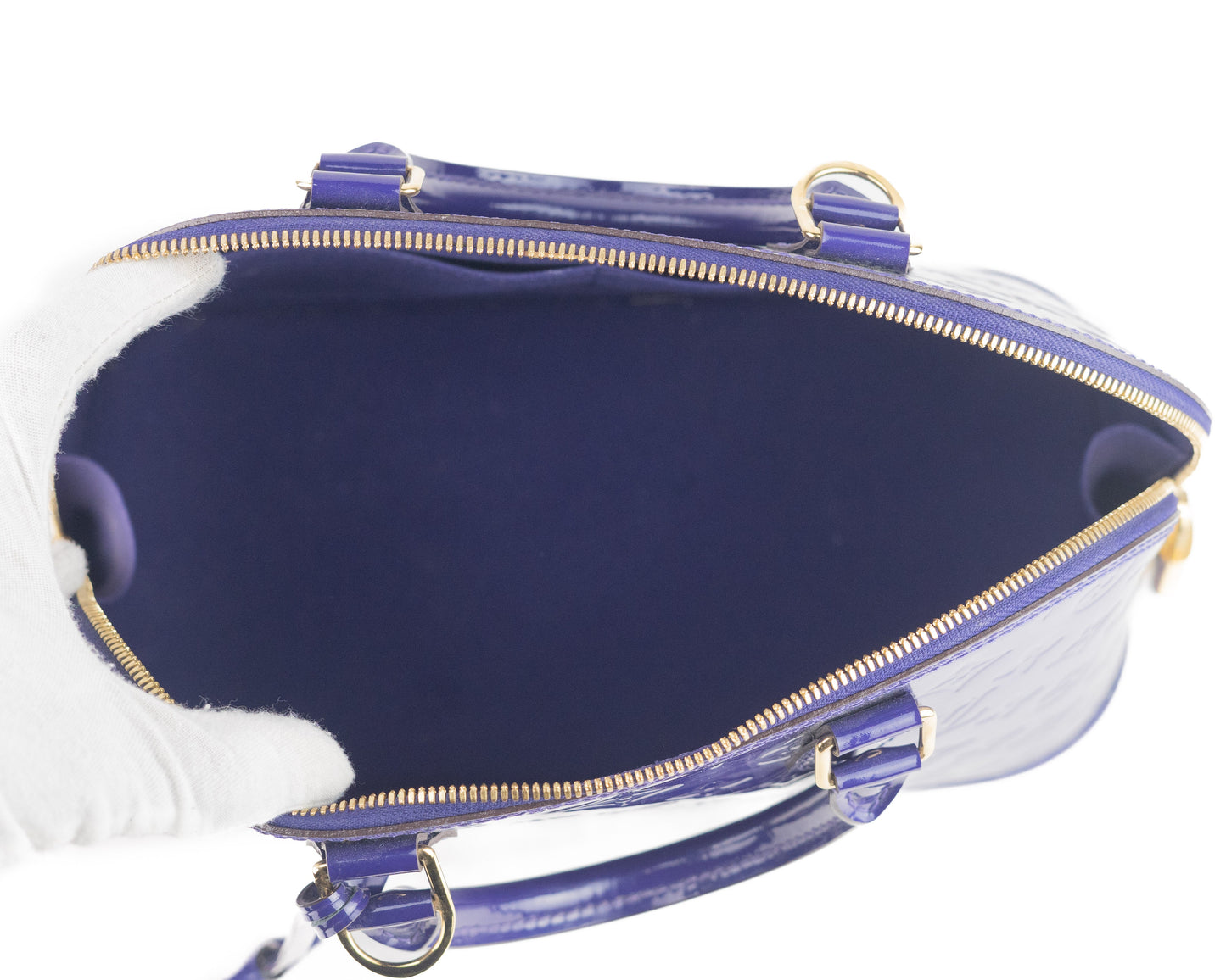 Louis Vuitton Alma MM in Vernis Leather
