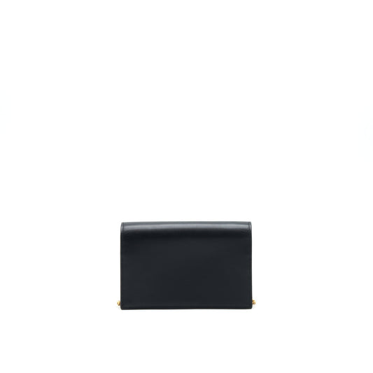 Saint Lauren Kate wallet on chain with Tassel black GHW