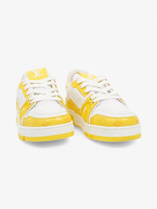 Louis Vuitton LV 54 Sneakers White / Yellow Leather EU 35 UK 2