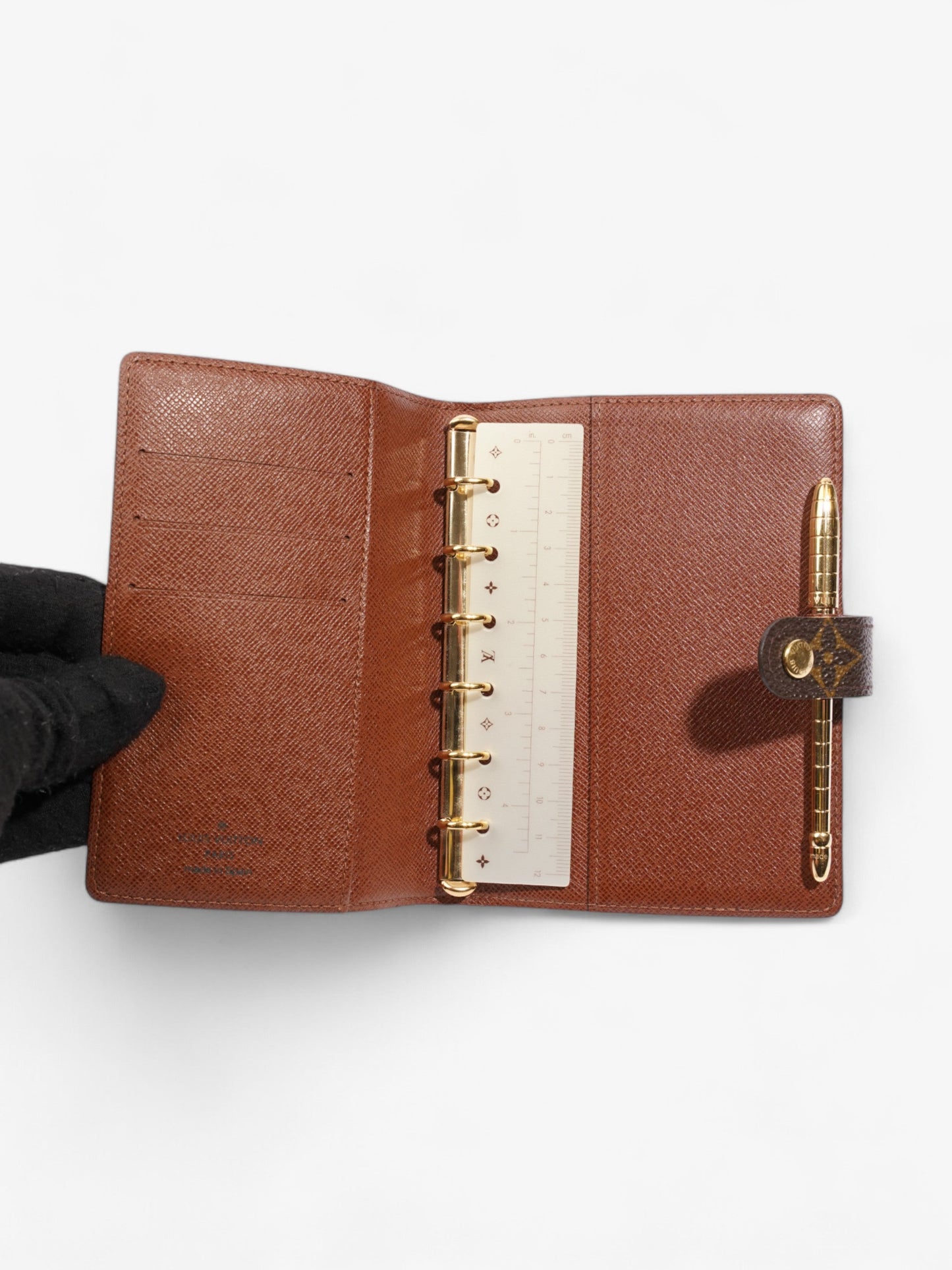 Louis Vuitton Agenda Cover Monogram Coated Canvas Small