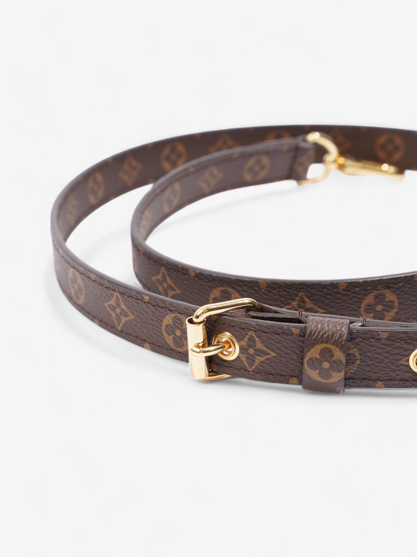 Louis Vuitton Bandoulière Bag Strap Monogram / Gold Canvas