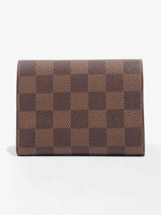 Louis Vuitton Victorine Wallet Damier Ebene / Red Coated Canvas