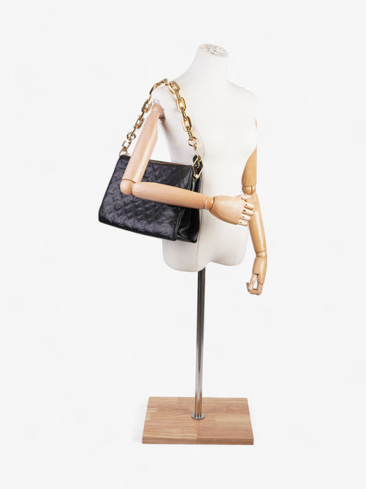 Louis Vuitton Coussin Black Lambskin Leather MM