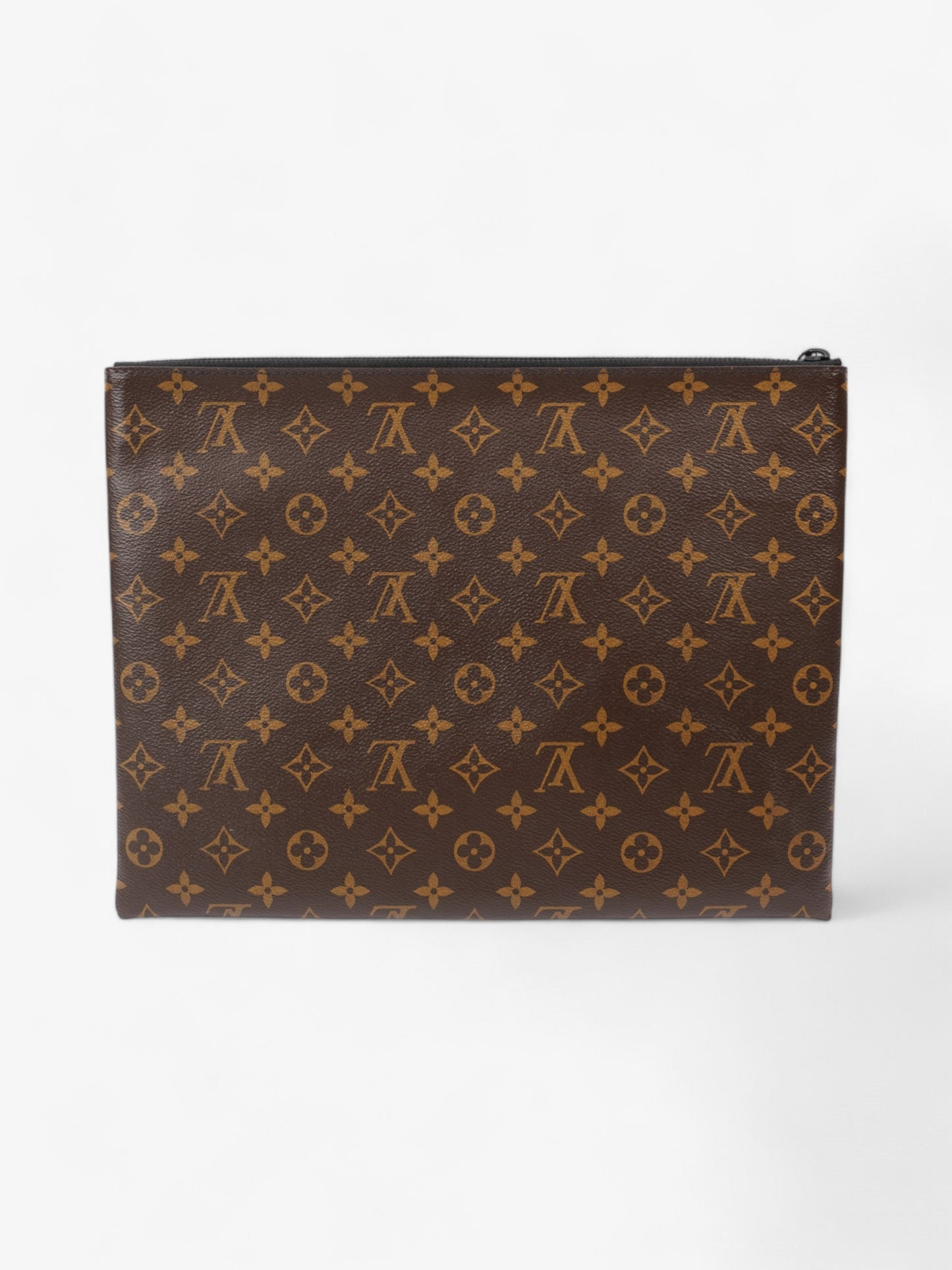 Louis Vuitton Solar Ray A4 Pouch Monogram / Black / Neon Orange Canvas