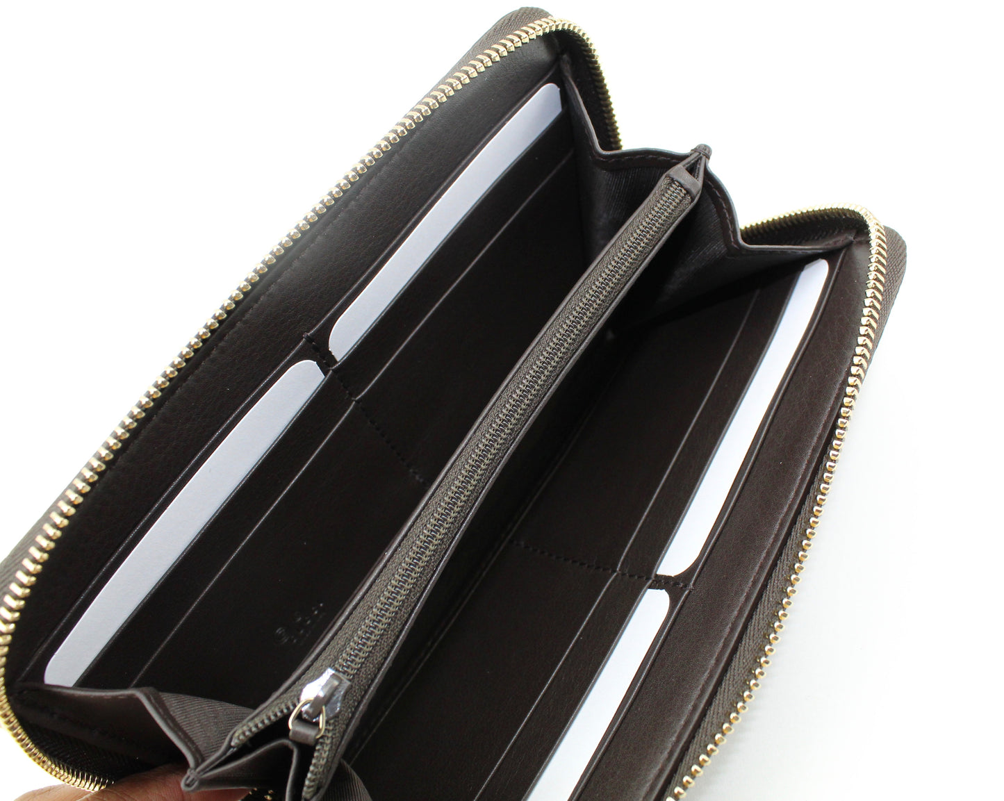 GUCCI MICROGUCCISSIMA ZIP AROUND WALLET