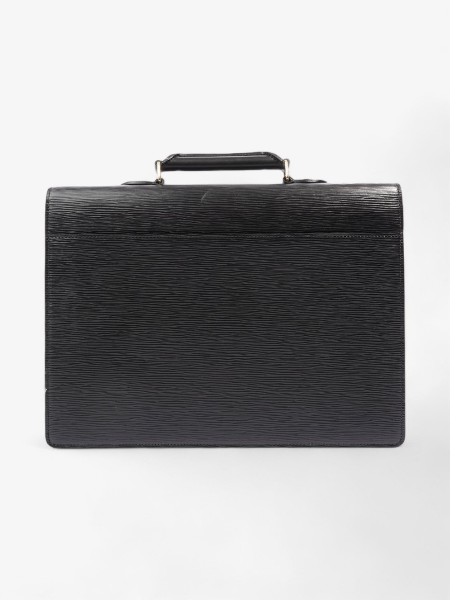 Louis Vuitton Brief Case Black Epi Leather