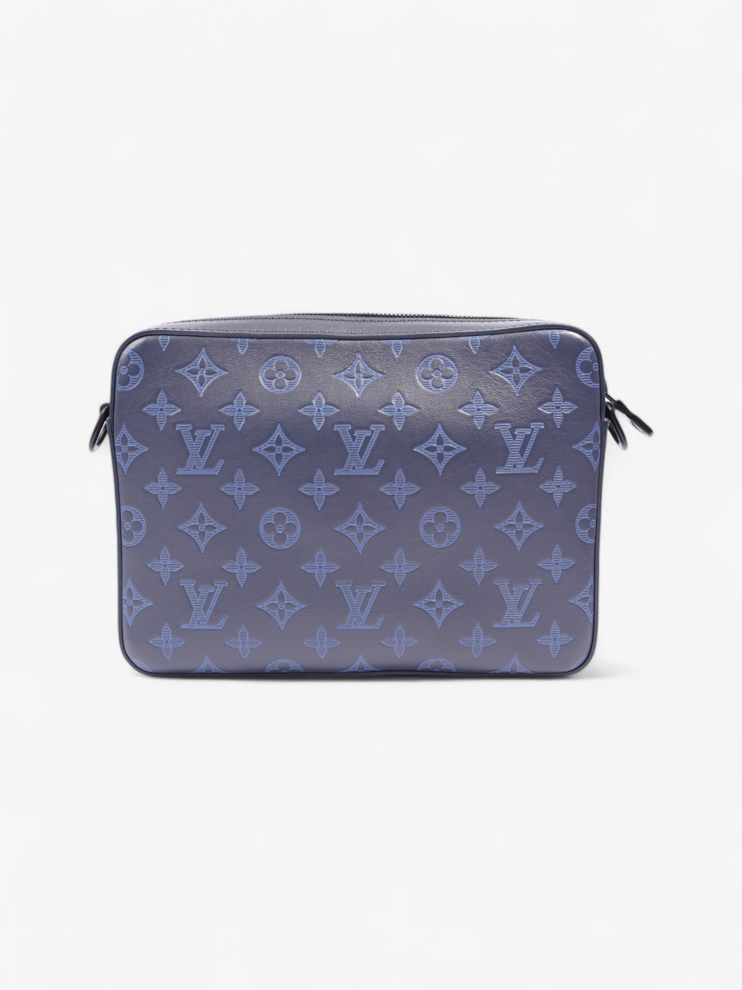 Louis Vuitton Duo Messenger Bag Blue Shadow Monogram Leather