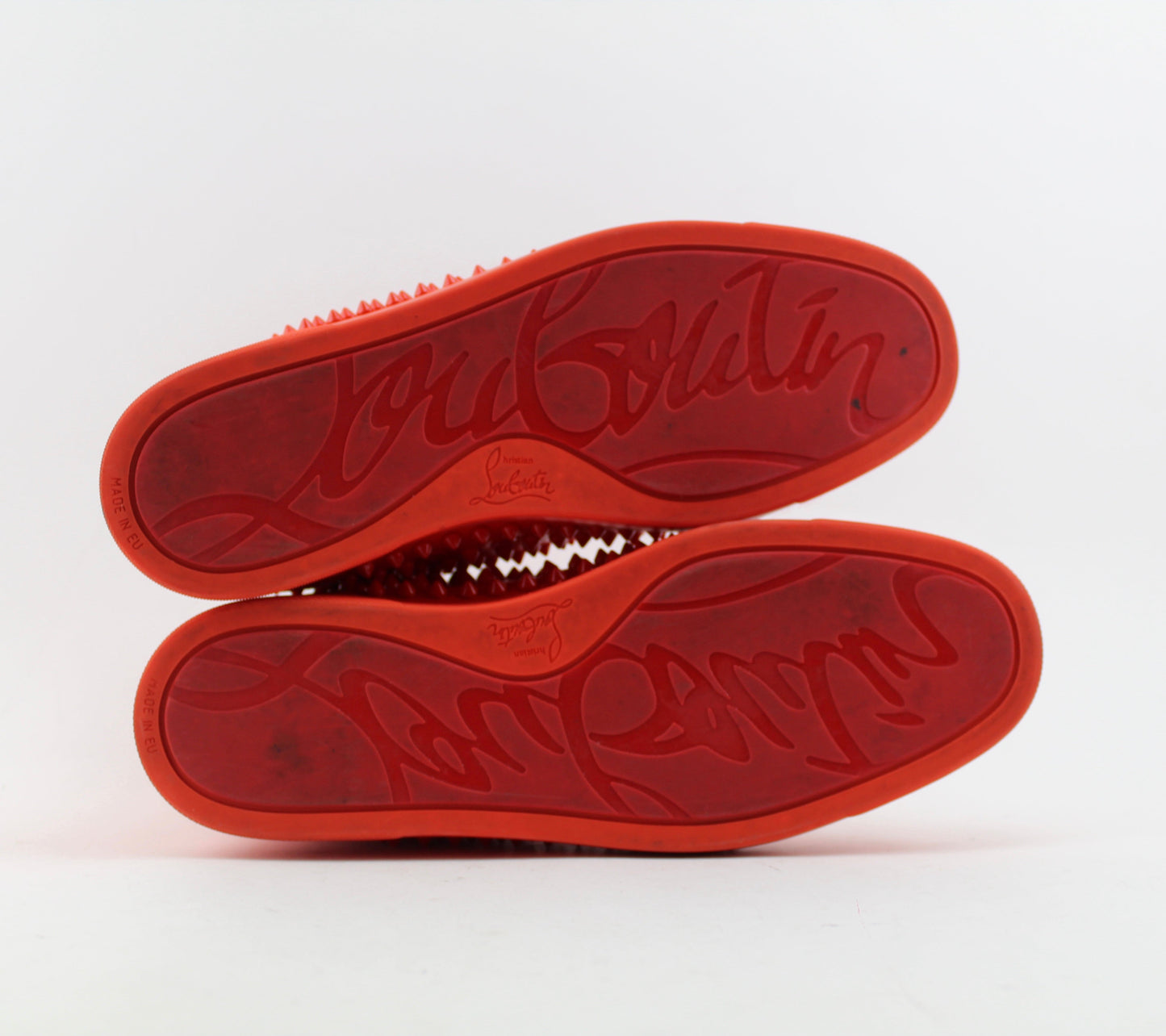 CHRISTIAN LOUBOUTIN LOUIS SPIKES HIGH TOP SNEAKER MEN SIZE 43