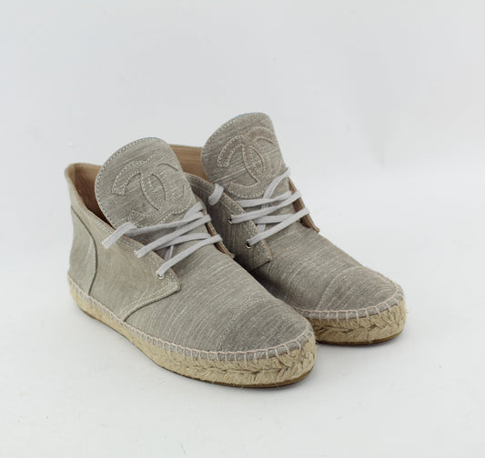 CHANEL ESPADRILLES size 37