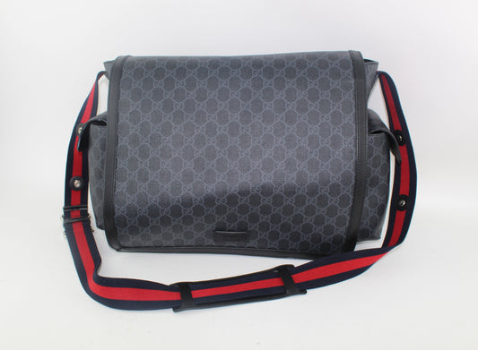 GUCCI GG SUPREME DIAPER BAG