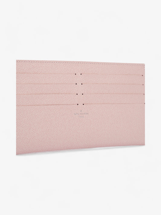 Louis Vuitton Felicie Card Holder Insert Rose Ballerine Leather