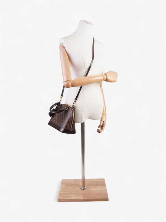 Louis Vuitton Alma Damier Ebene Coated Canvas BB