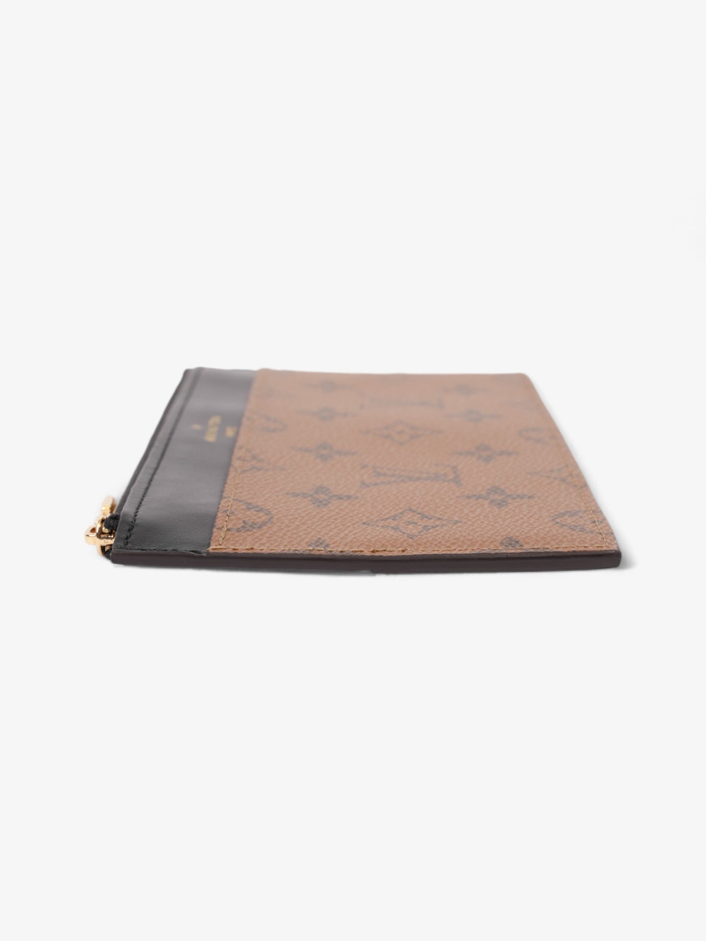 Louis Vuitton Slim Purse Monogram Reverse / Black Coated Canvas