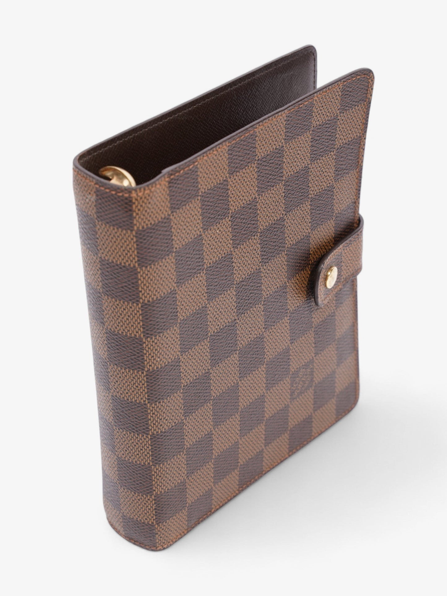 Louis Vuitton Agenda Cover Damier Ebene / Gold Coated Canvas Medium