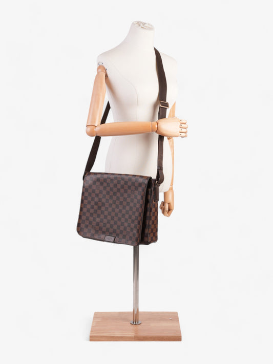 Louis Vuitton District Messenger Bag Damier Ebene Coated Canvas
