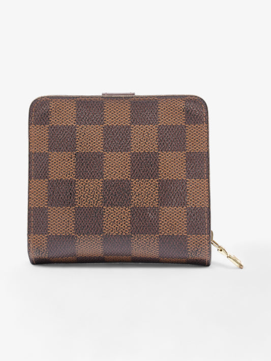 Louis Vuitton Compact Zip Wallet Damier Ebene Coated Canvas