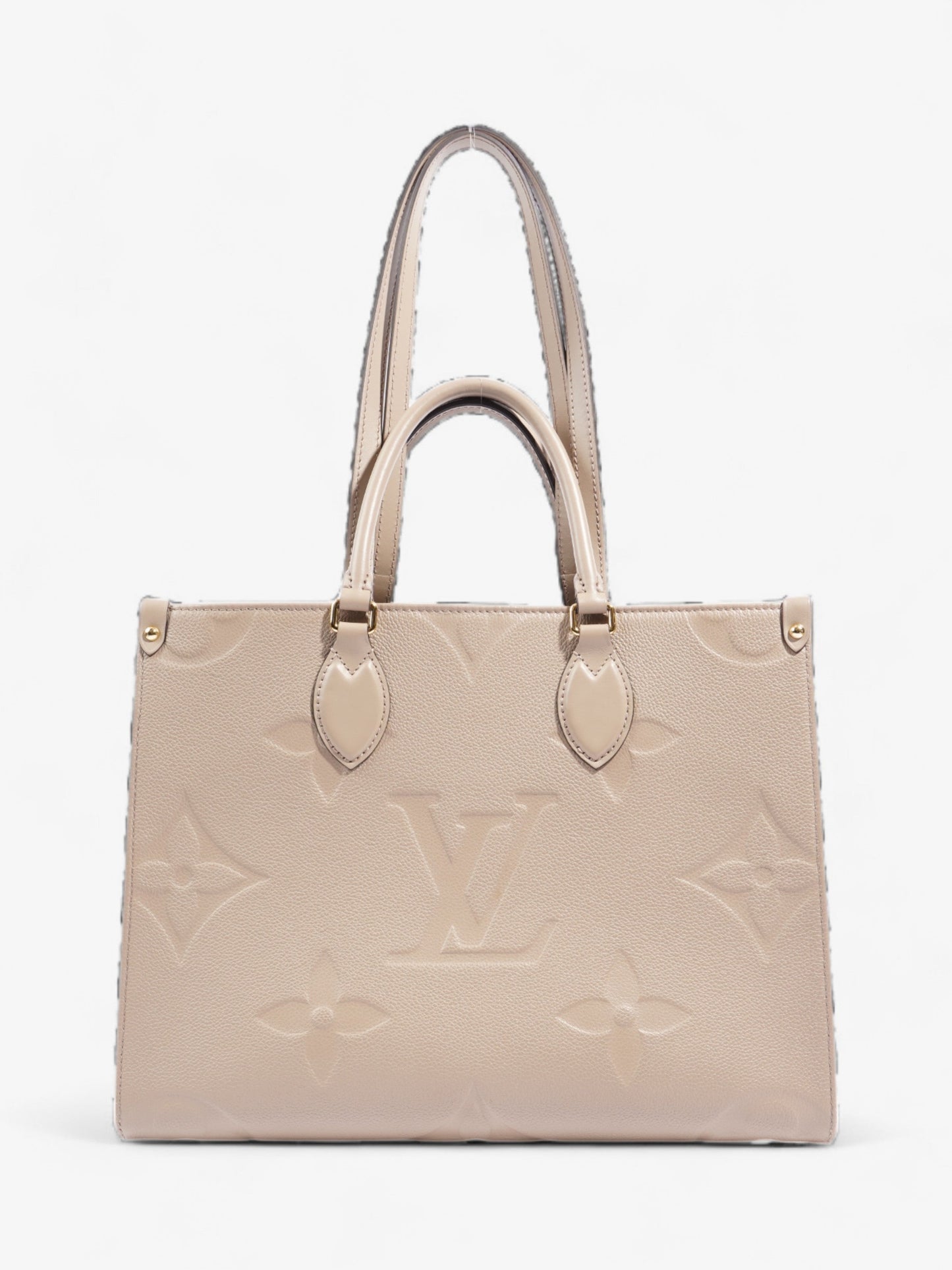 Louis Vuitton OnTheGo Beige Empreinte Leather MM