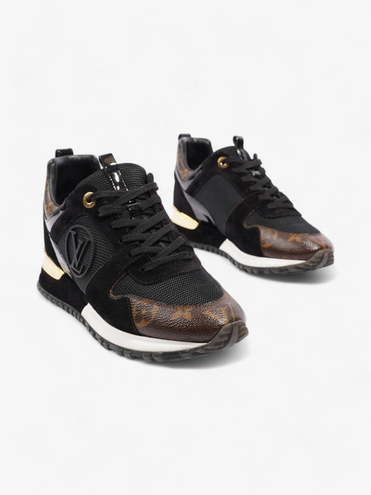 Louis Vuitton Run Away Sneakers Black / Monogram Mesh EU 36 UK 3
