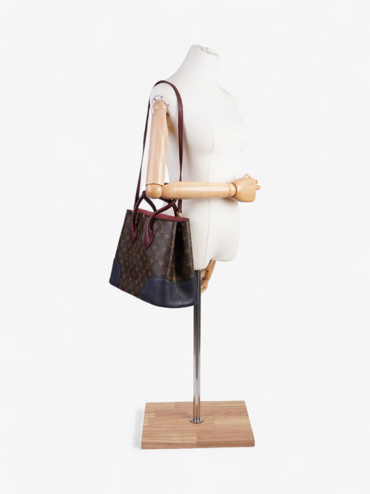 Louis Vuitton Flandrin Monogram / Navy Blue / Mauve Coated Canvas