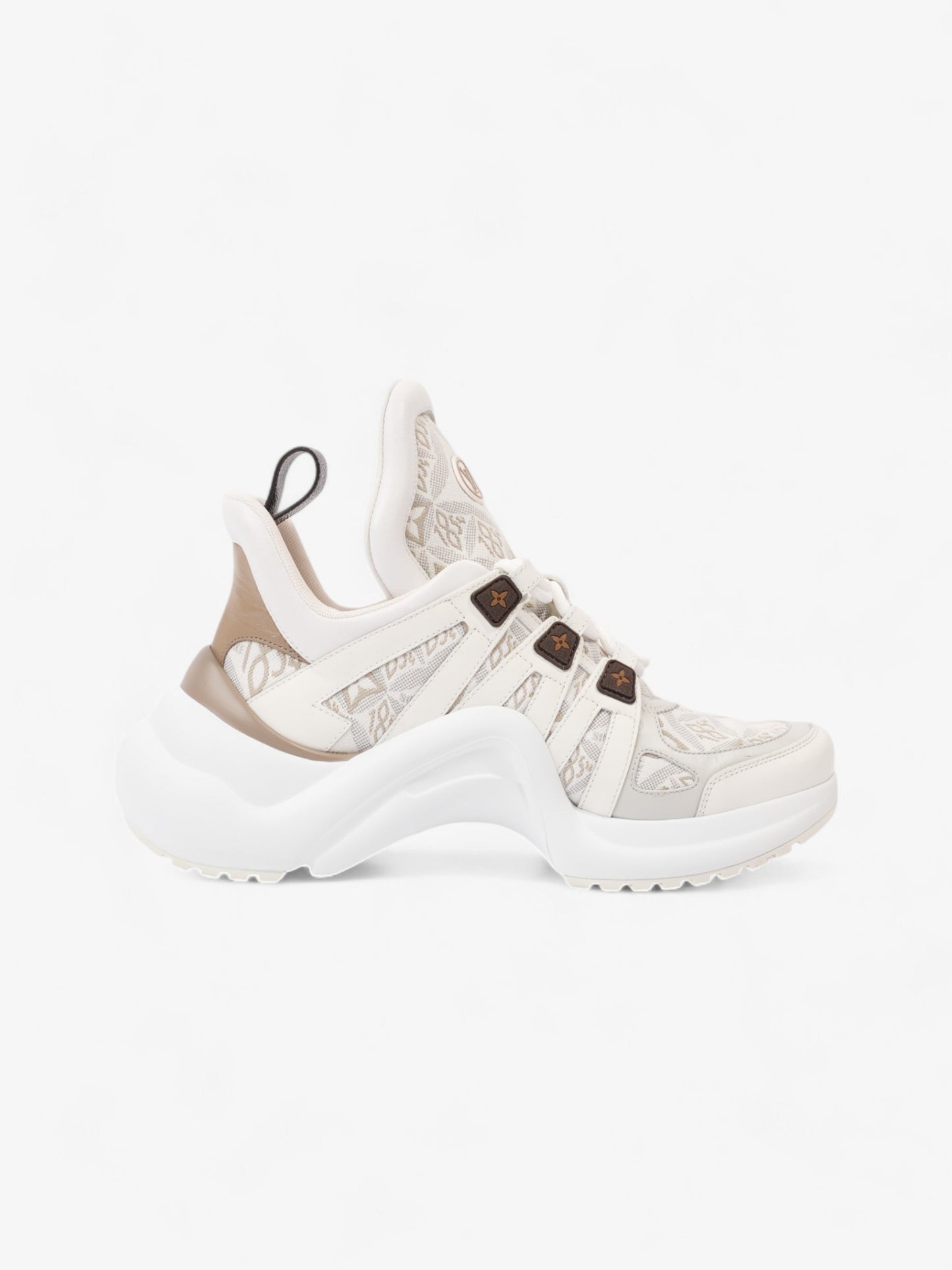 Louis Vuitton Archlight Sneakers White / Beige Canvas EU 39 UK 6