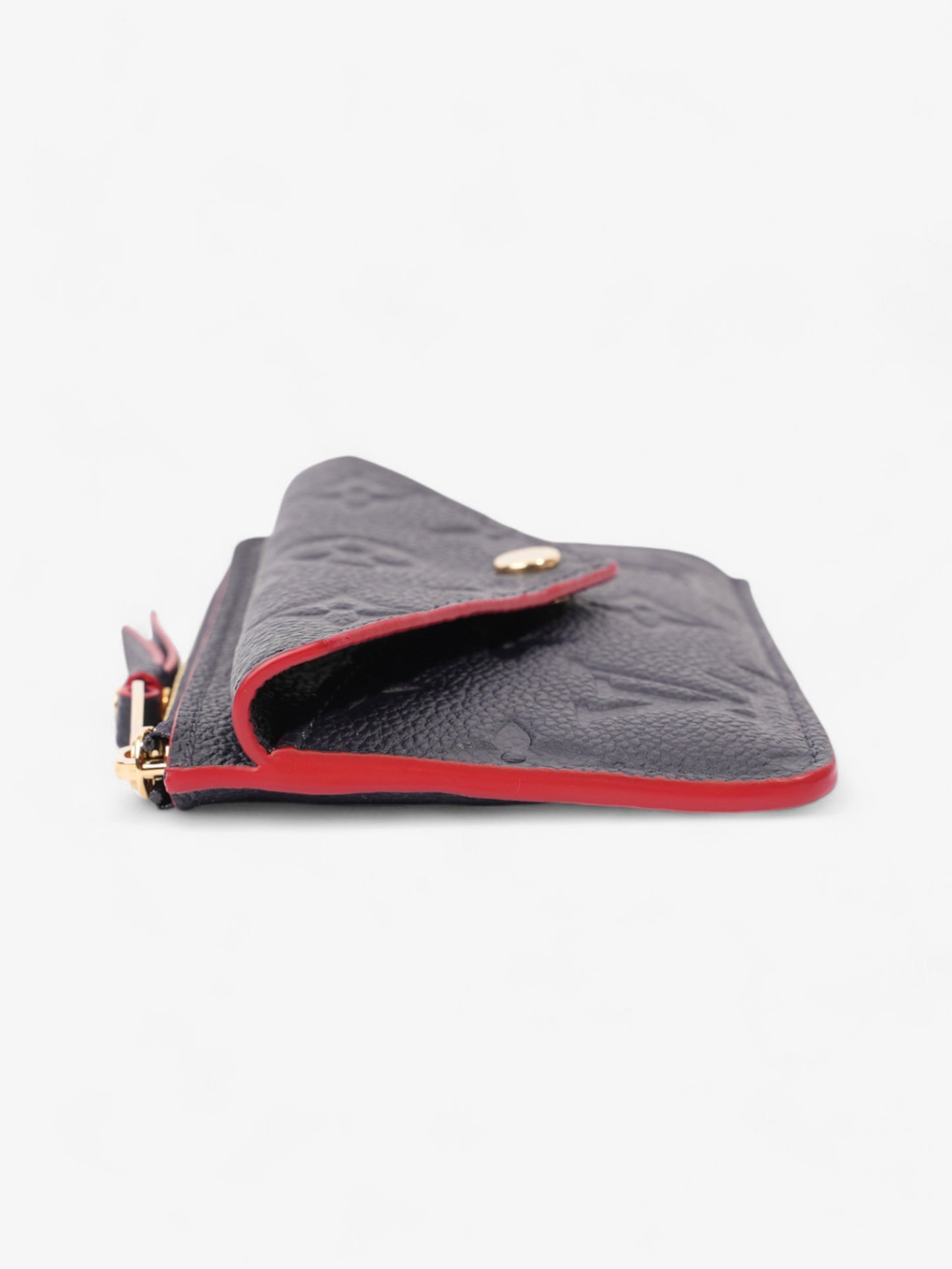 Louis Vuitton Recto Verso Card Holder Monogram Empreinte / Navy Blue / Red Empreinte Leather