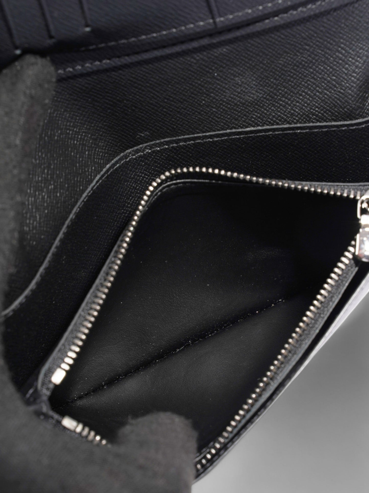 Louis Vuitton Brazza Wallet Monogram Eclipse Coated Canvas
