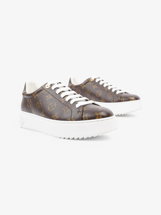 Louis Vuitton Time Out Sneakers Monogram / White Coated Canvas EU 39 UK 6