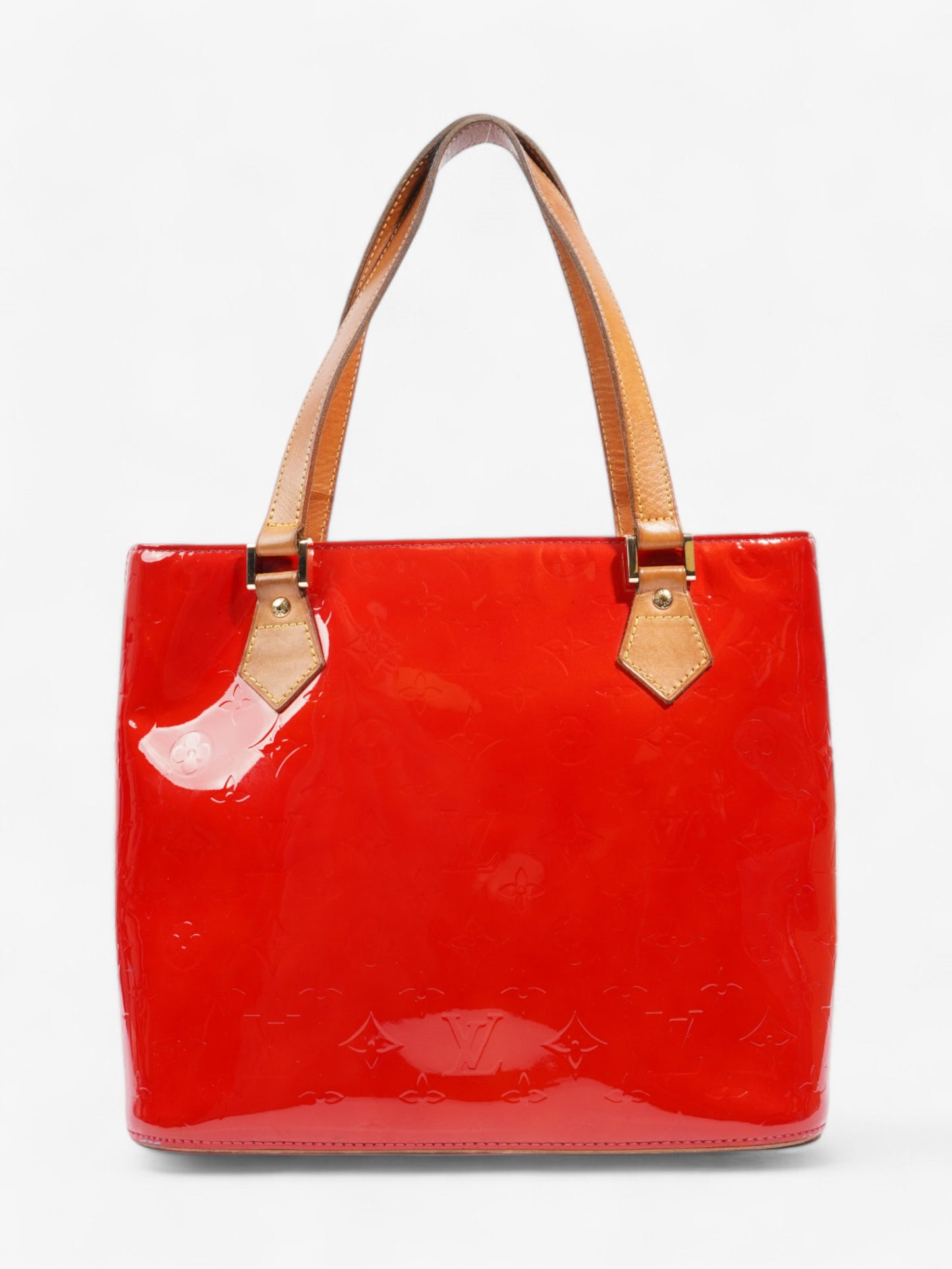 Louis Vuitton Houston Monogram Vernis / Red Vernis Leather