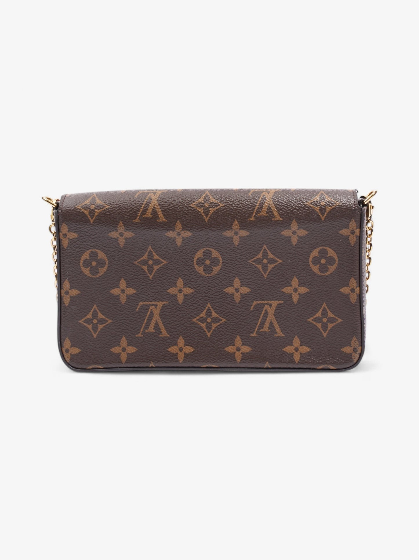 Louis Vuitton Felicie Pochette Wallet On Chain Monogram Coated Canvas